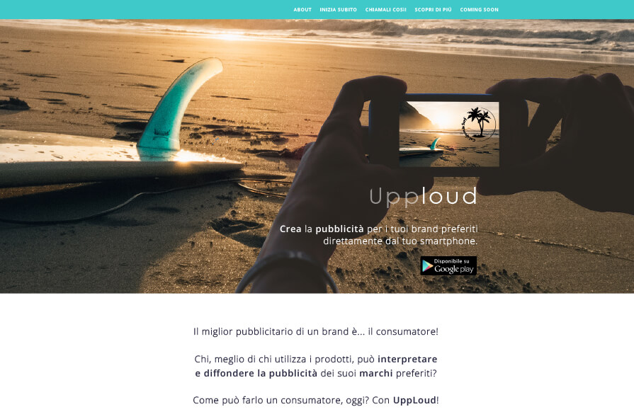 hallon design sito web upploud cuneo